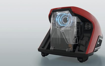 Miele-Blizzard-CX1-Red-Lifestyle rear vortex out