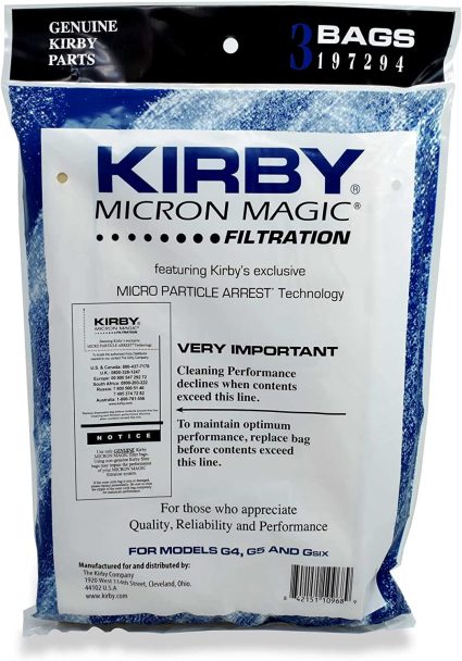 Kirby 197294 G5 Vacuum Bag