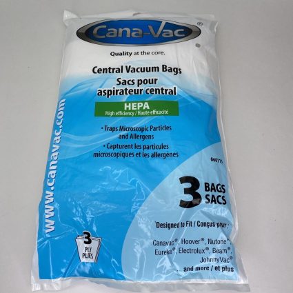 Canavac Allerex Central Vacuum Bag 060115